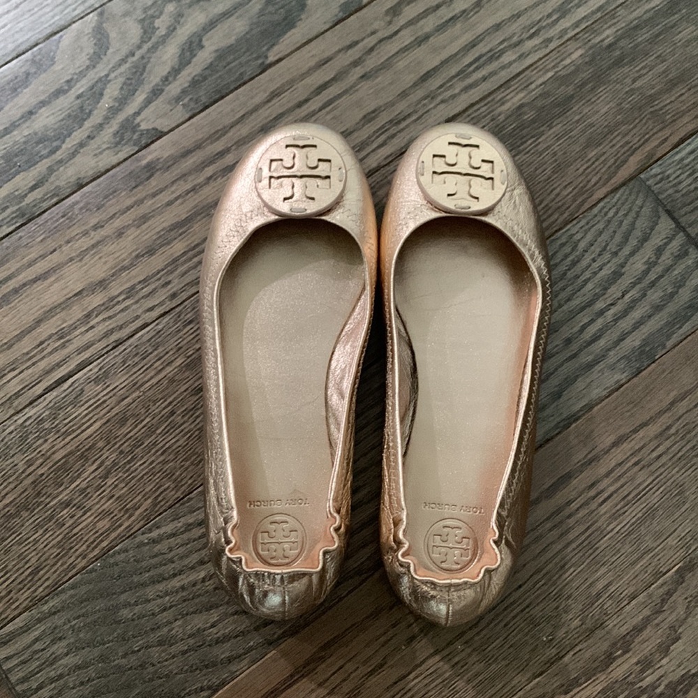 Tory Burch Ballet Flats - Rose Gold